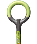 Handle of 202 Pro Ergonomic Stainless Steel Shovel With Round Point Blade For Clay And Rocky Soil Pro Grade Resin Encased Carbon Steel Shaft
