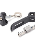 Aluminum Alloy And Stainless Steel Folding Hooks Kit parts for M365 scooter, showing components for smooth folding mechanism.