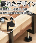 Heavy Duty Metal Clamp Set For Woodworking And Welding, U Shaped Fixing Clamps on wooden surface, 2.2 inch opening