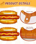 7 Pack 28 Inch Hot Dog Balloons Foil Mylar Helium Balloons For BBQ Picnic Birthday Carnival Cookout Food Theme Party Decorations