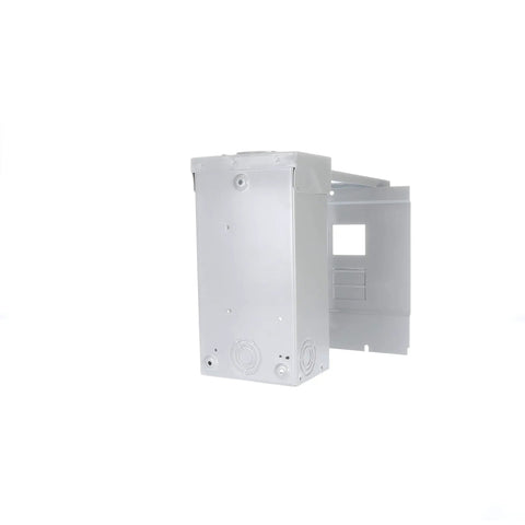 Outdoor Spa Electrical Panel 125 Amp Main Lug 4 Space 8 Circuit Box With Factory Installed 50 Amp GFCI Breaker, side view