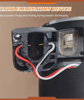 Static elimination device of Variable Speed Single Dose Conical Burr Coffee Grinder, featuring internal wiring and openings.