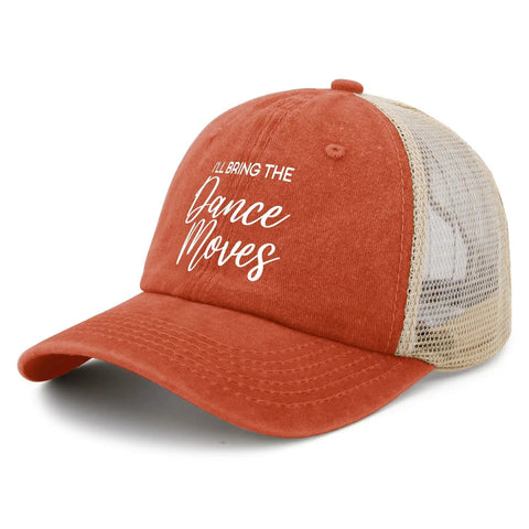 Humorous Saffron Trucker Hat For Men And Women, Lightweight Breathable Baseball Cap For Running, Hiking, Cycling, And Everyday Outdoor Fun