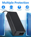 54.6V 2A Electric Scooter Charger For 48V Li-Ion Batteries, 120W Power Supply With GX16 M16 3 Prong Connector, Multiple Protections