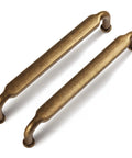 5 Inch Hole Center Antique Brass Cabinet Pulls Zinc Alloy Kitchen Drawer Pulls 6 Pack Vintage Retro Brass Cabinet Handles