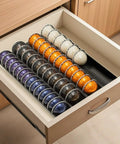 Nespresso Vertuo Pod Drawer Organizer For Countertop, Fits All Vertuo Capsules, 13.59 By 9 Inch Drawer Insert in kitchen drawer