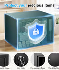Compact 1.8 Cubic Fireproof Safe For Home Use With Digital Keypad And Waterproof Design, Easy To Hide In Drawer Or Closet