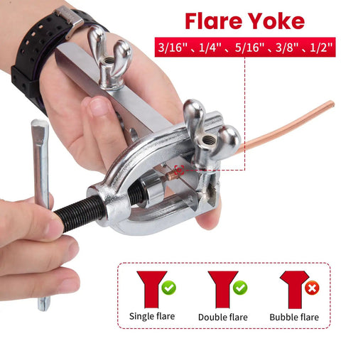 3/16 Inch Copper Coated Brake Line Kit 25 Feet With 20 Fittings And 4 Unions Included Plus Double And Single Flare Tool
