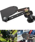 Super Chill Chain Tensioner Spring Kit That Slides Right Onto Your Stroke Engine Or Electric Bike Motocross Rig. This Nifty Adjuster Roller Accessory Keeps Your Drive Smooth As Butter And Stops Loose Chains From Getting Wild Or Making A Mess., black steel chain tensioner with spring and roller for bike frames