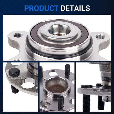 Rear Wheel Hub And Bearing Assembly 512257 For Honda Civic 2006 2011 LX DX GX 5 Lug With ABS close-up product details
