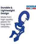 Double Hose Holder Clip For Scuba Diving Keeps Two Low And High Pressure Hoses Secure And Tangle Free Quick Snap On Design