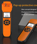 Dope Little Fiber Optic Power Meter And Cable Tester With Nine Calibrated Wavelengths, shown with protective cover open.