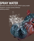 Hippo Themed RC Boat Remote Control Water Spray with realistic hippo head spraying water, fun for pool, lake, river.