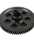 61T Steel Spur Gear 0.8Mod Upgrade For Arrma 1/10 Gorgon 4X2 Mega Monster Truck Metal Main Gear Replacement ARA311100 close-up view
