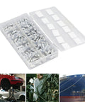 Premium High Quality 130 PCS SAE Zerk Fitting Assortment Kit With 12 Types Hydraulic Grease Nipple Set For Daily Machinery Maintenance And Tough Equipment Repair Jobs To Nail It Fast With Zero Hassle On All Your Shop Tools And Gear Needs, plastic organizer case