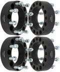 2 Inch Wheel Spacers Adapters For Ford F 250 F 350 Super Duty 8x170 Bolt Pattern 8 Lug 14x1.5 Studs 130mm Center Bore Adds 1.25 Offset To Factory Wheels For A Tougher Street Ready Stance