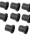 Eight Pack Upper Lower A Arm Bushings Heavy Duty Rubber Suspension Upgrade For Utility Vehicles, black rubber bushings.