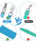 Heavy Duty Nylon Horse Cross Ties With Panic Snap And Bull Snap Built Tough Adjustable 45.2 To 78.7 Inches comparison image