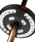 Rechargeable Patio Umbrella Lights With 28 LEDs For Ambient Glow 3 Brightness Modes Cordless Outdoor Lighting For Patio Decor
