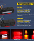 Wire connection tips for LED Boat Trailer Lights Kit With 25 Foot Wiring Harness Submersible Stop Brake Turn Tail Lights Side Marker