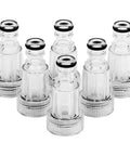 Pressure Washer Inlet Filter Kit Six Pack Clear Plastic Water Filter For Three Quarter Inch Garden Hose Adapters Replacement Parts