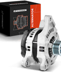 Drop-In 160A 12V Clockwise Alternator Replacement For Jeep Commander 2006 V8 5.7L And Grand Cherokee 2005 To 2006 V8 5.7L Plus 2006 V8 6.1L With 6-Groove Pulley OEM Reference 56044380AH And 56044380AC Reliable Power Upgrade, front view