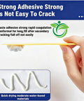 Quick Fix Drywall Repair Kit Includes Scraper Plus Fast Drying Wall Patch Paste For Hole And Crack Filler Delivering A Slick Finish For Every Homeowner Trying To Patch Up Walls Today, showing strong adhesive paste on scraper.