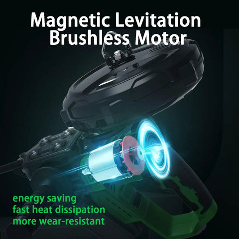 Magnetic levitation brushless motor of Badass Performance Cordless Wire Feeder Automatic Electrician Stringing Machine.