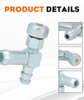 Close-up of Two Pack Fuel Shut Off Valves for MTD Troy Bilt Lawn Mowers Portable Generators Snow Blowers and Tillers