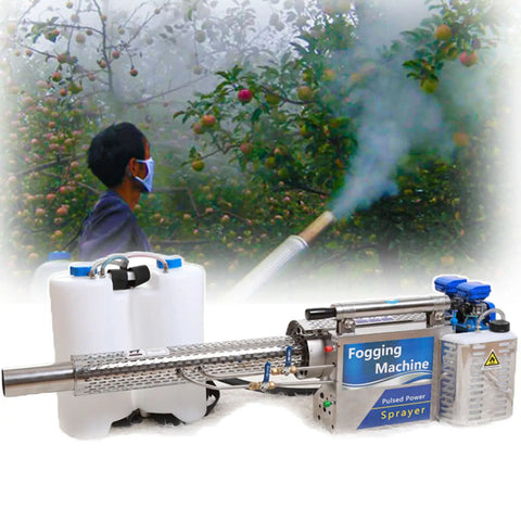 Portable 15L Thermal Fogging Machine With Pulse Jet Power spraying fog in orchard for agriculture and pest control