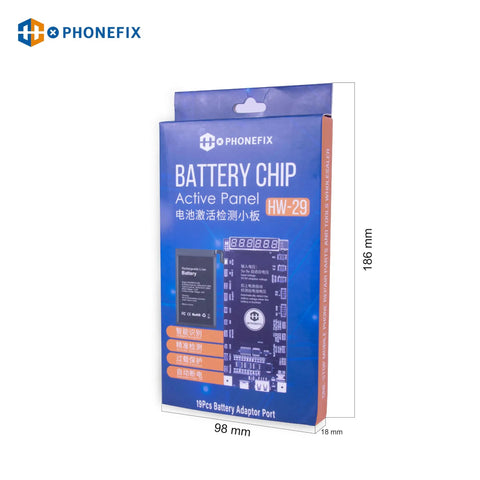 Battery Activation Detection Board For iPhone 5 Through 15 Pro Max And Android Phones With Type C And USB Interfaces The Go To All In One Circuit Board Charging Tester And Battery Diagnostics For Fast Activation. blue retail box, 186 mm