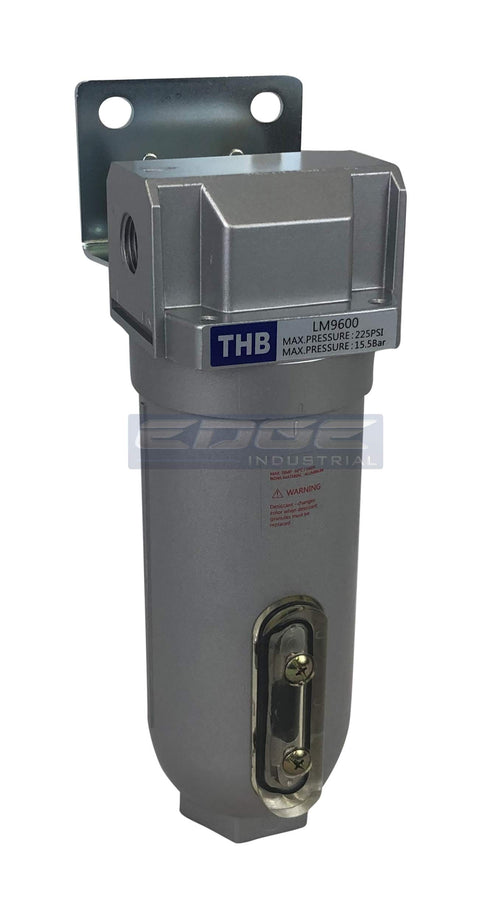 Heavy Duty In Line Desiccant Air Dryer With Metal Bowl And Visible Sight Glass For Clean Dry Compressed Air 3/4 NPT