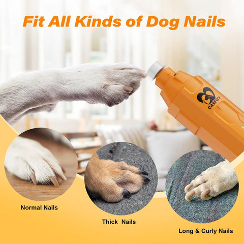 Replacement Diamond Grinding Wheel For Dog Nail Grinder Compatible With N10 N20 N30 N50 N60 N65 Models Not For N70 N75 N90 Pro Grade Durable Diamond Heads For Gentle Precise Trimming And Long Lasting Replacement shown with different dog nail types