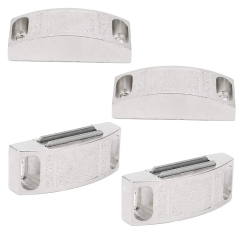 Heavy Duty Stainless Steel Magnetic Door Catch Latches, 36 pack, for securing cabinet and drawer doors, durable design.