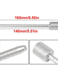 Chrysler Transmission Dipstick For 6F24 And 948TE Auto Transmissions, Compatible With Dodge Dart Fiat 500 Jeep Cherokee Compass Patriot, Easy Oil Level Check And Accurate Read, Model 10323A; Aluminum dipstick with measurements, 165mm length