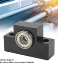 EF12 Ball Screw Support With Bearing For CNC Router And Lathe, Heavy Duty High Carbon Steel Ballscrew Mount Block