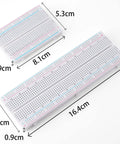 All In One Breadboard Kit With 400 And 830 Breadboards, 140 Jumper Wires, 65 Flexible Jumpers, And A Tweezer, Packed In Sturdy Box