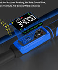 Digital Torque Wrench Half Inch Drive 3.8 to 250.8 Ft-Lb 5 to 340 Nm Garage-Ready Electronic Torque Tool With LCD Display