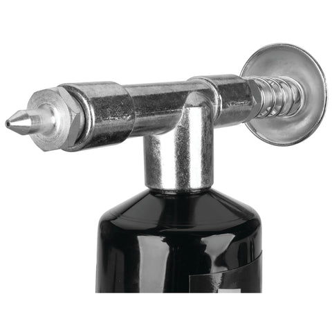 Precision Point Grease Gun for Tight Spaces and Bearings, Vacuum Powered for Mess Free Lubing, Easy One Hand Control, close-up view