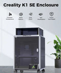 Creality K1 SE Enclosure Pro Grade 360 Degree View with constant temperature, dustproof, noise reduction for 3D printing.