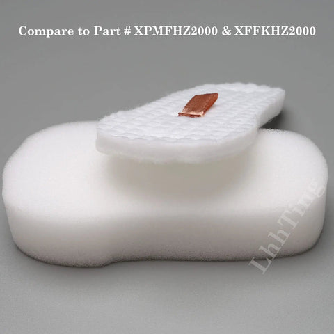 4 Pack Foam And Felt Pro Grade Vacuum Filter Kit Replacement For HZ2002 HZ2000 showing individual foam and felt filters