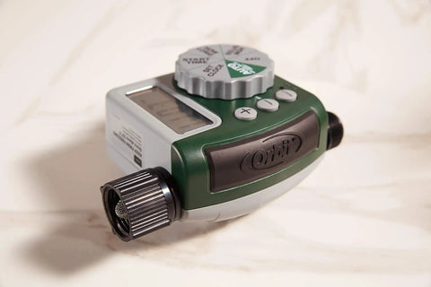 Programmable Digital Hose Watering Timer With LCD Screen Battery Powered One Outlet Irrigation Timer Built In Rain Delay