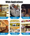 Wide Applications showcasing various shops like fast food, snack bar, beverage shop, cake shop, soy milk shop, and milk tea shop.