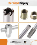 Close-up of 26-piece Spark Plug Thread Repair Kit M14 x 1.25 Taps And Inserts for cars and engines