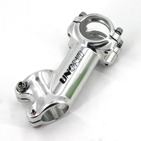 35 Degree 90mm 31.8 Stem Riser For Mountain Road And BMX Rigs Slick Glossy Silver Aluminum Alloy Build Lightweight Durable