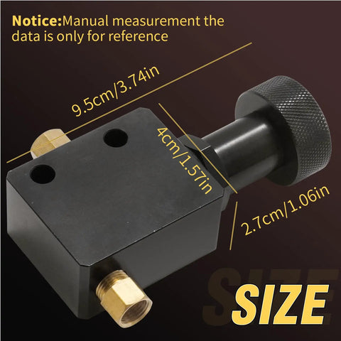 Pro Grade 1/8NPT Brake Proportional Valve For Slick Stopping Power Heavy Duty Aluminum Alloy Build Lets You Tweak Your Setup For Racing size details