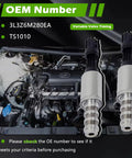 Engine bay showcasing Ford VVT Camshaft Solenoid Kit For 4.6L And 5.4L V8 Engines With Variable Valve Timing Control, Plug And Play Fits F150 F250 F350 Expedition Explorer Sport Trac Mustang Navigator Mountaineer 2004 2012 Vehicle Compatibility.
