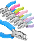 12 Pack Dope Cushioned Grip Single Hole Paper Punch Heavy Duty Hand Tool For Greeting Cards Scrapbooks Notebooks Craft Paper And DIY Invitations.
