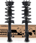 Pair Front Struts And Shocks For Ford Edge And Lincoln MKX 2007 Through 2015 FWD Direct Fit Coil Spring Absorbers Replacement