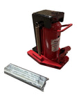 Heavy Duty Hydraulic Toe Jack Delivering Solid 30 Ton Top Lift And 15 Ton Toe Capacity With Easy Rotating 180 Degree Handle.